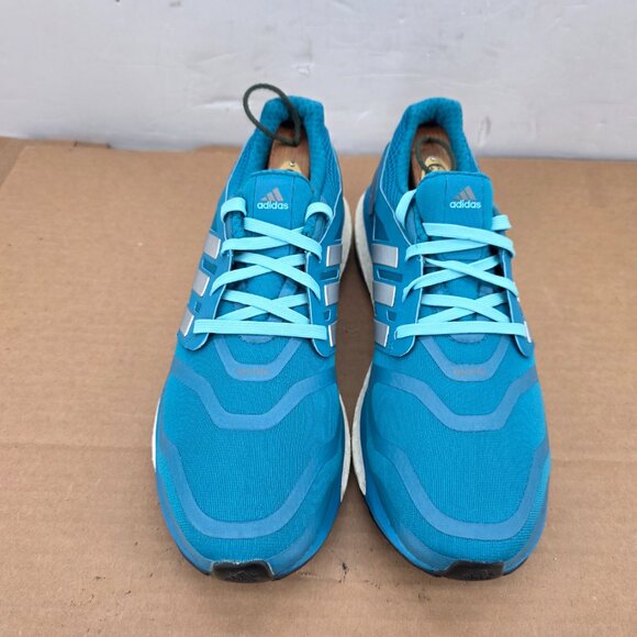 Adidas Womens Energy Boost TechFit Q21116 Teal Running Shoes Sneakers Size 9 - Picture 2 of 13